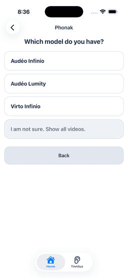 Model-specific support